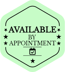 Available By Appointment badge