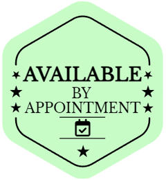 Available By Appointment badge